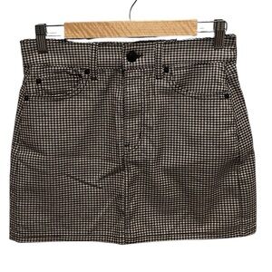 American Eagle Houndstooth Mini Skirt